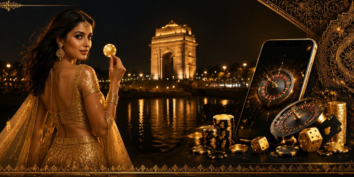Players enjoying Teen Patti in lively setting near India Gate, Delhi