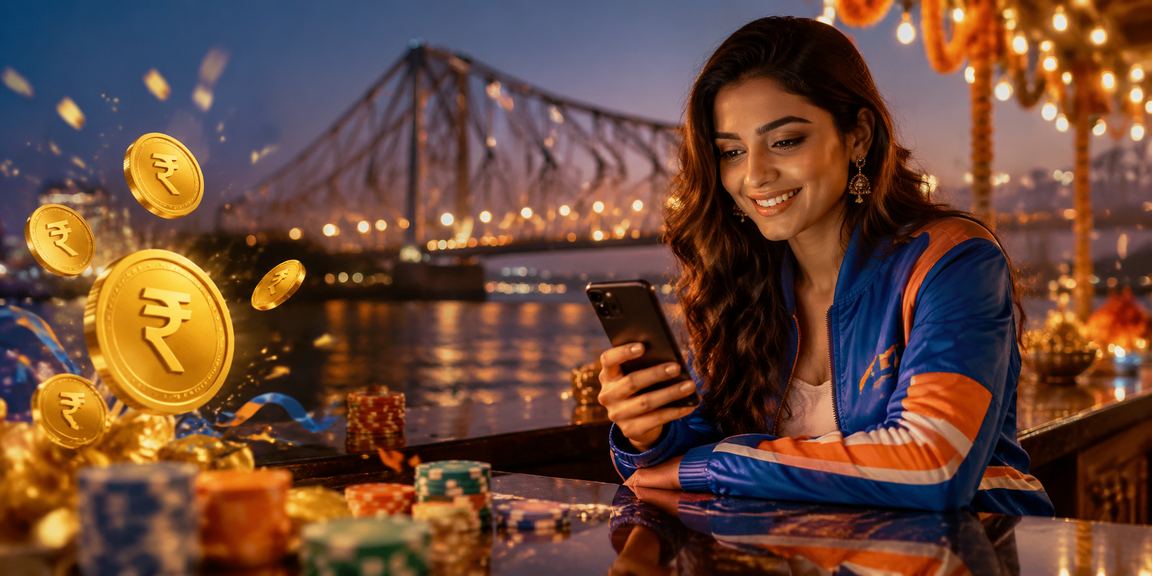 Excited cricket fan watching live IPL match at Howrah bridge Kolkata